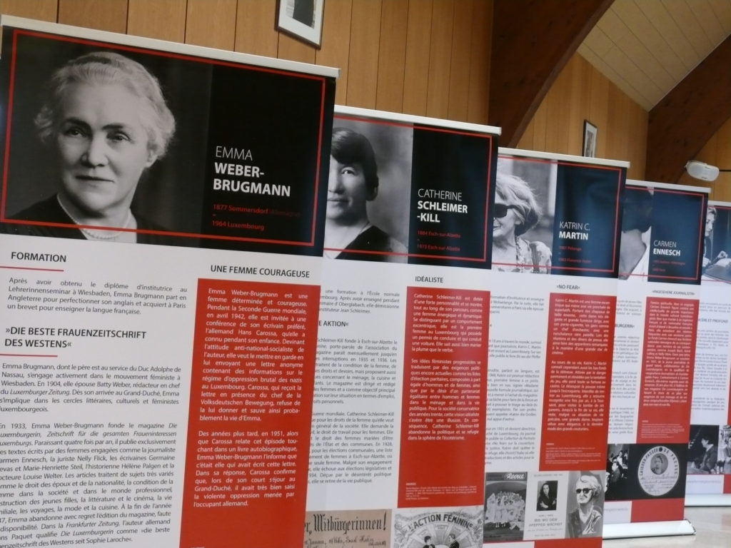 Exposition « Femmes pionnières au journalisme à Luxembourg »
