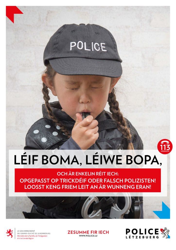 Kampagne vun der Lëtzebuerger Police