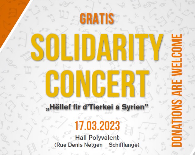 Solidarity Concert – Hëlleft eis hëllefen