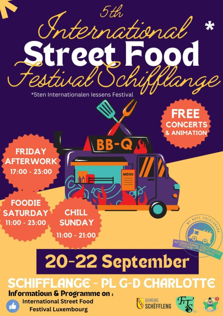 5th International Street Food Festival : 20-22 septembre 2024