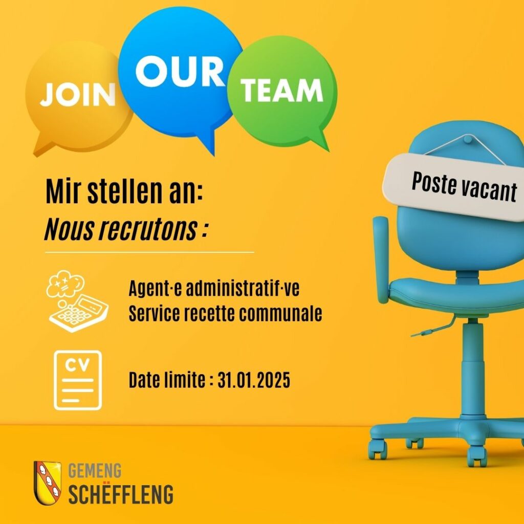 Vakante Posten · Poste vacant · Stellenangebot