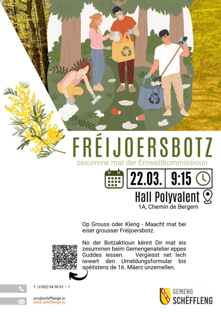 Invitatioun – Grouss Fréijoersbotz 22.03.2025