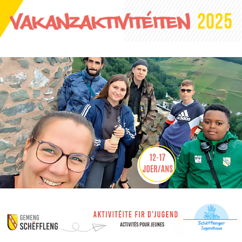 Vakanzenaktivitéiten 2025 fir d’Jugend