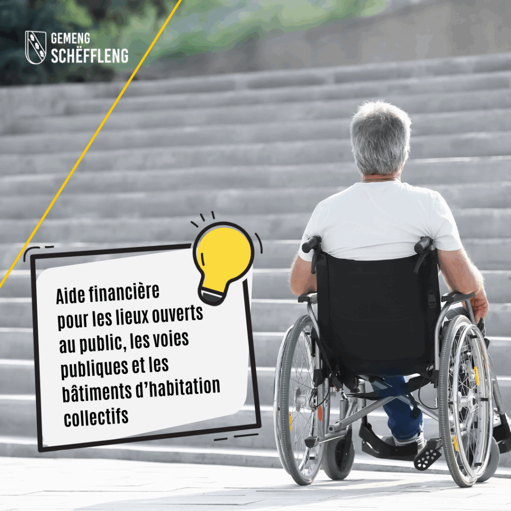Accessibilité des bâtiments – Aides financières disponibles