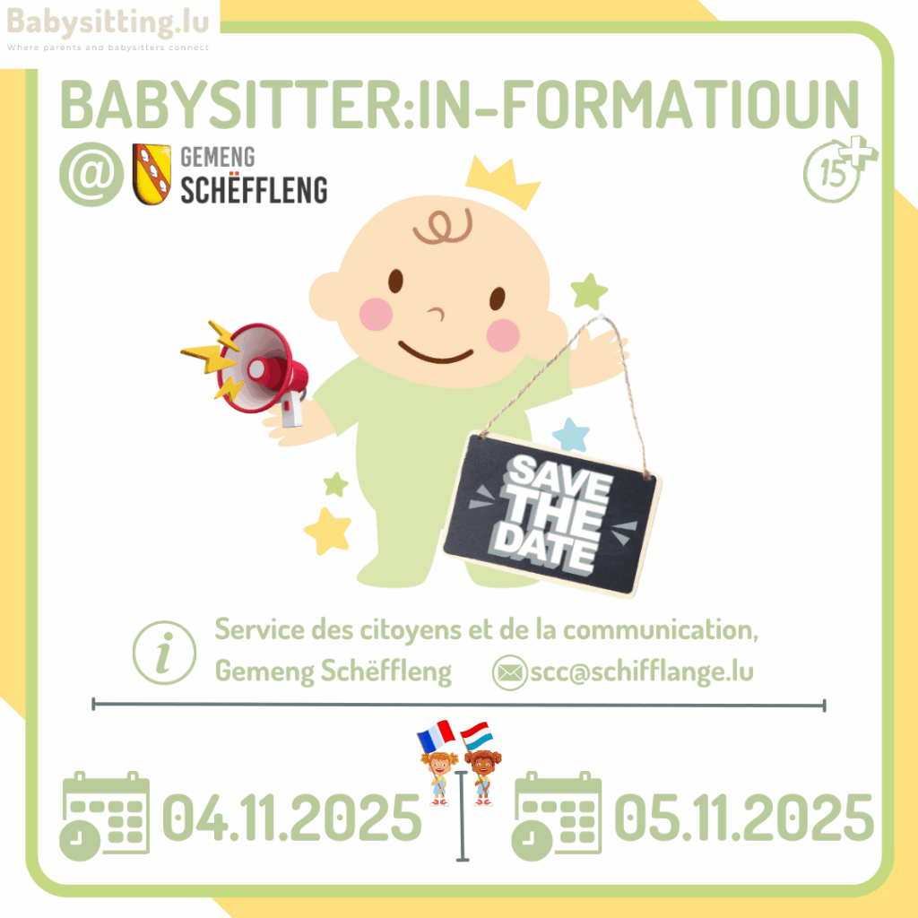 Formation Babysitter – Umeldungen / Inscriptions