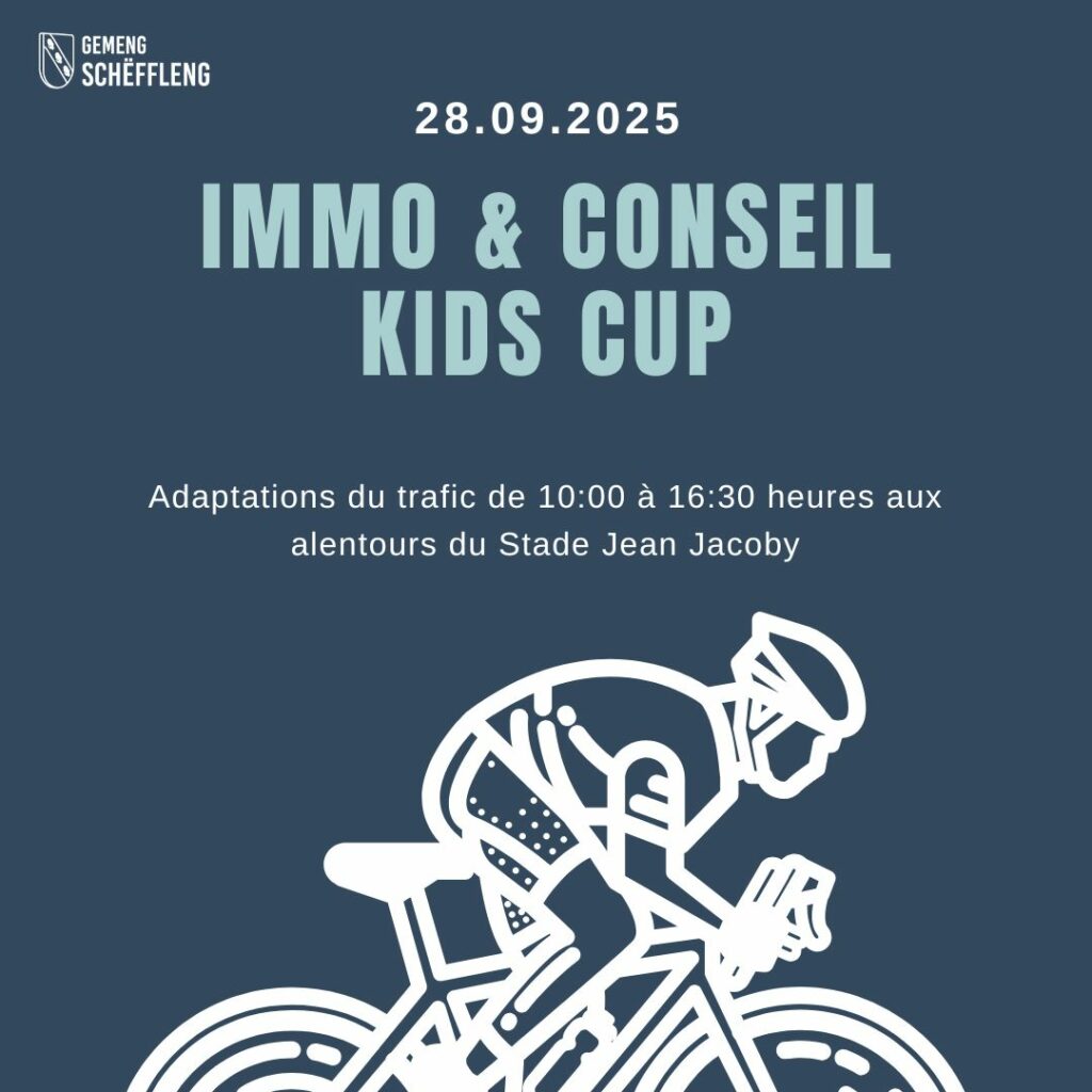 28.09.2025 – Courses Immo & Conseil Kids Cup – Adaptation du trafic
