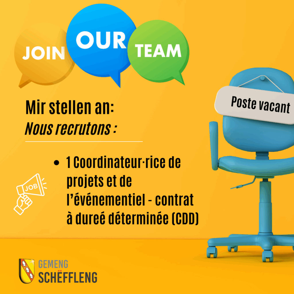 Poste vacant : Coordinateur·rice de projets et de l’événementiel (CDD)