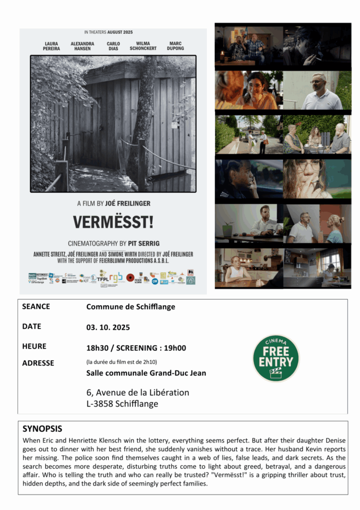 3.10.2025 – Gratis Film: Vermësst!