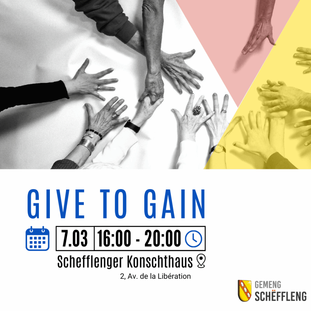 Invitatioun: Internationale Fraendag – Give to gain