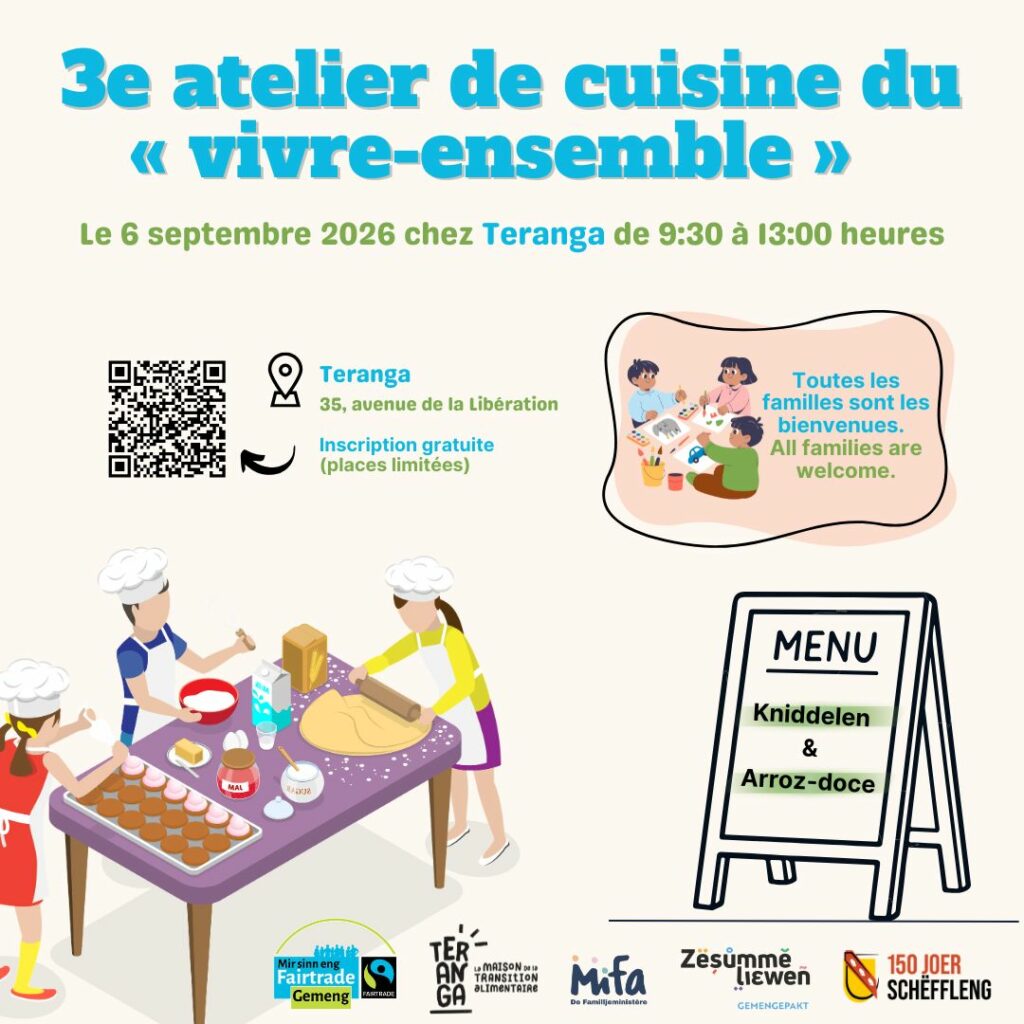 Invitation : 3e atelier de cuisine du « vivre-ensemble »