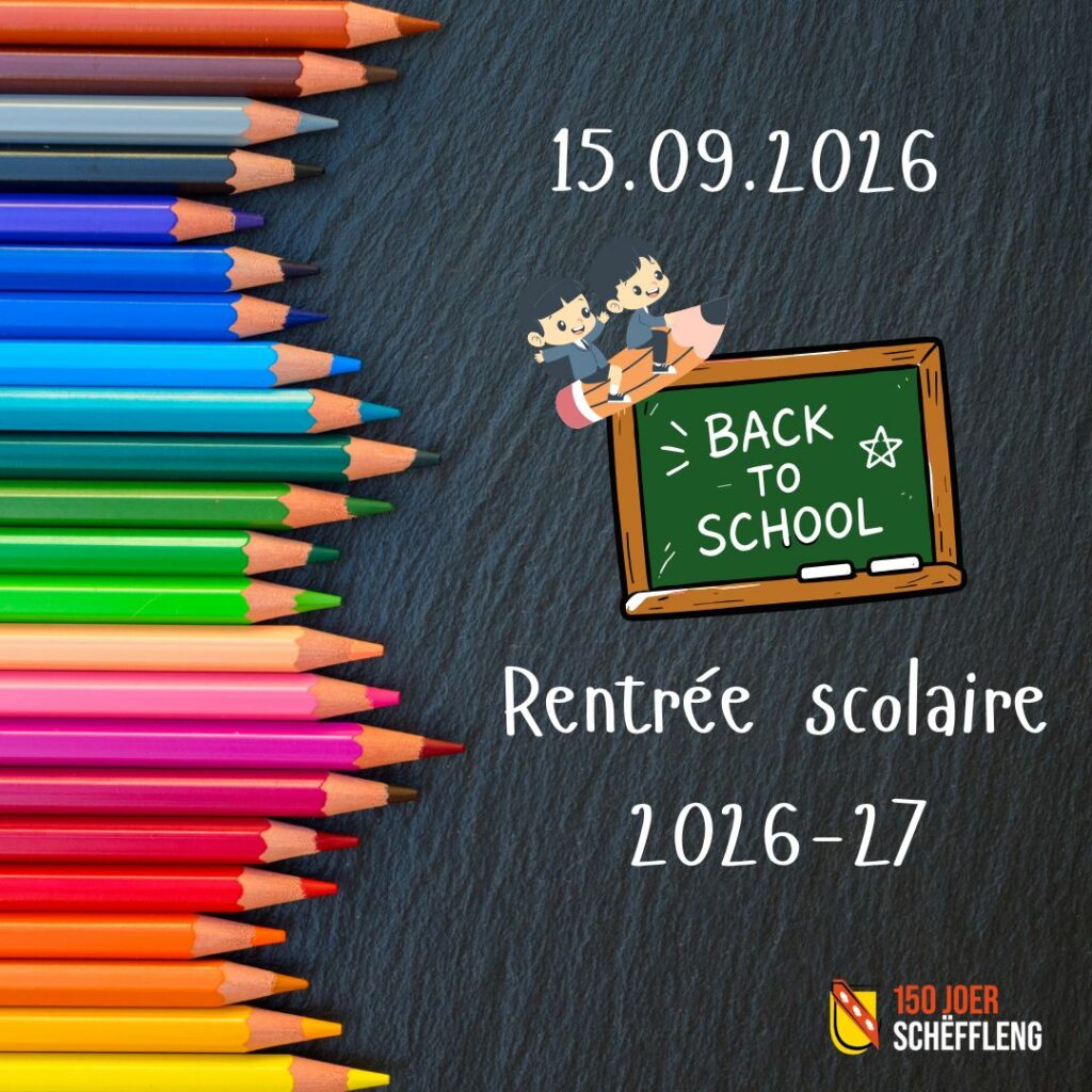 Rentrée scolaire 2026-27
