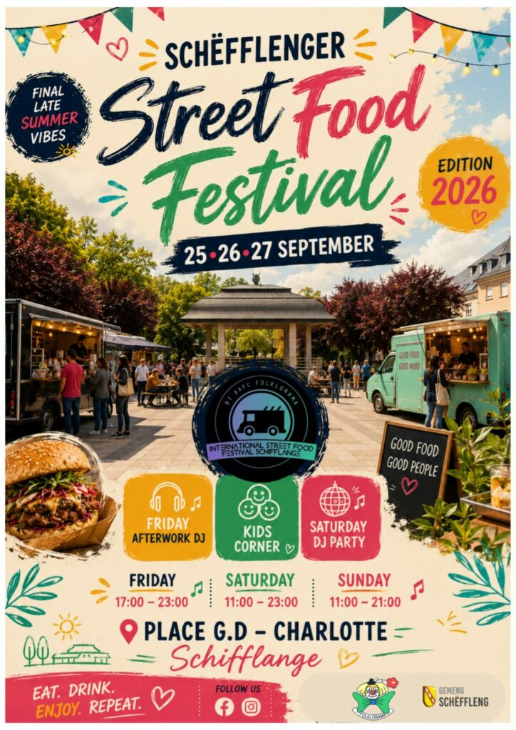 International Street Food Festival : 25-27 septembre 2026