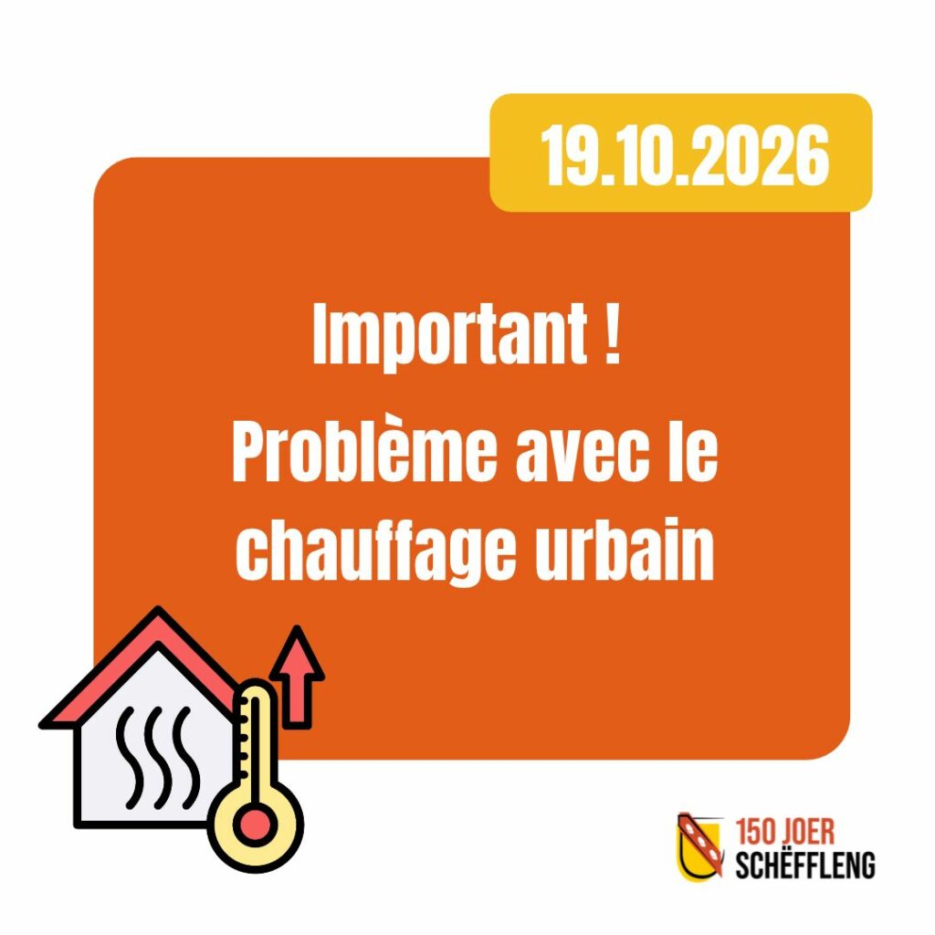 Problèmes de chauffage urbain en cours de réparation